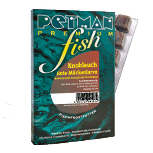 PETMAN fish - Knoblauch mit roten Mückenlarven - Blister 100g