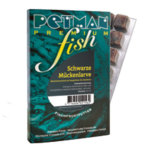 PETMAN fish - Schwarze Mückenlarven - Blister 100g