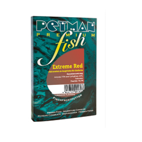 800182 - PETMAN fish - Extreme Red - Blister 100g